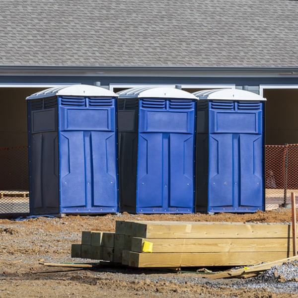 are there any restrictions on where i can place the porta potties during my rental period in Enid OK